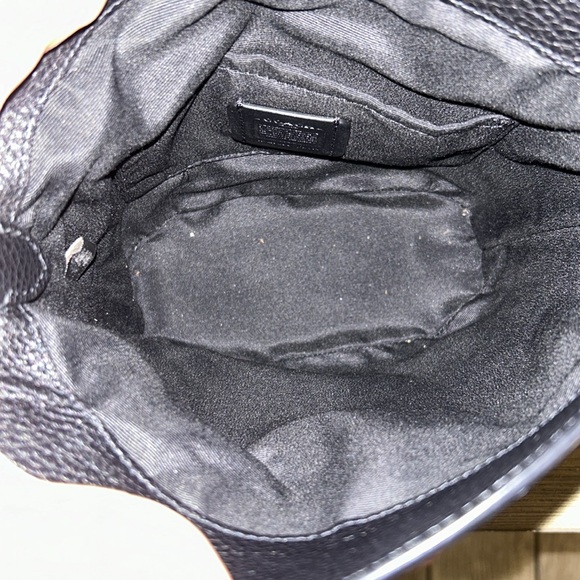 Coach C2814 Addie Black Pebbled Leather Crossbody Bag - Picture 10 of 12